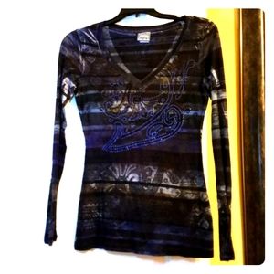 SOLD! Ladies burnout long sleeved tee by Daytrip